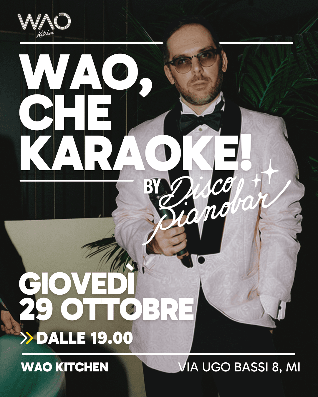 WAO, che karaoke! WAO Kitchen