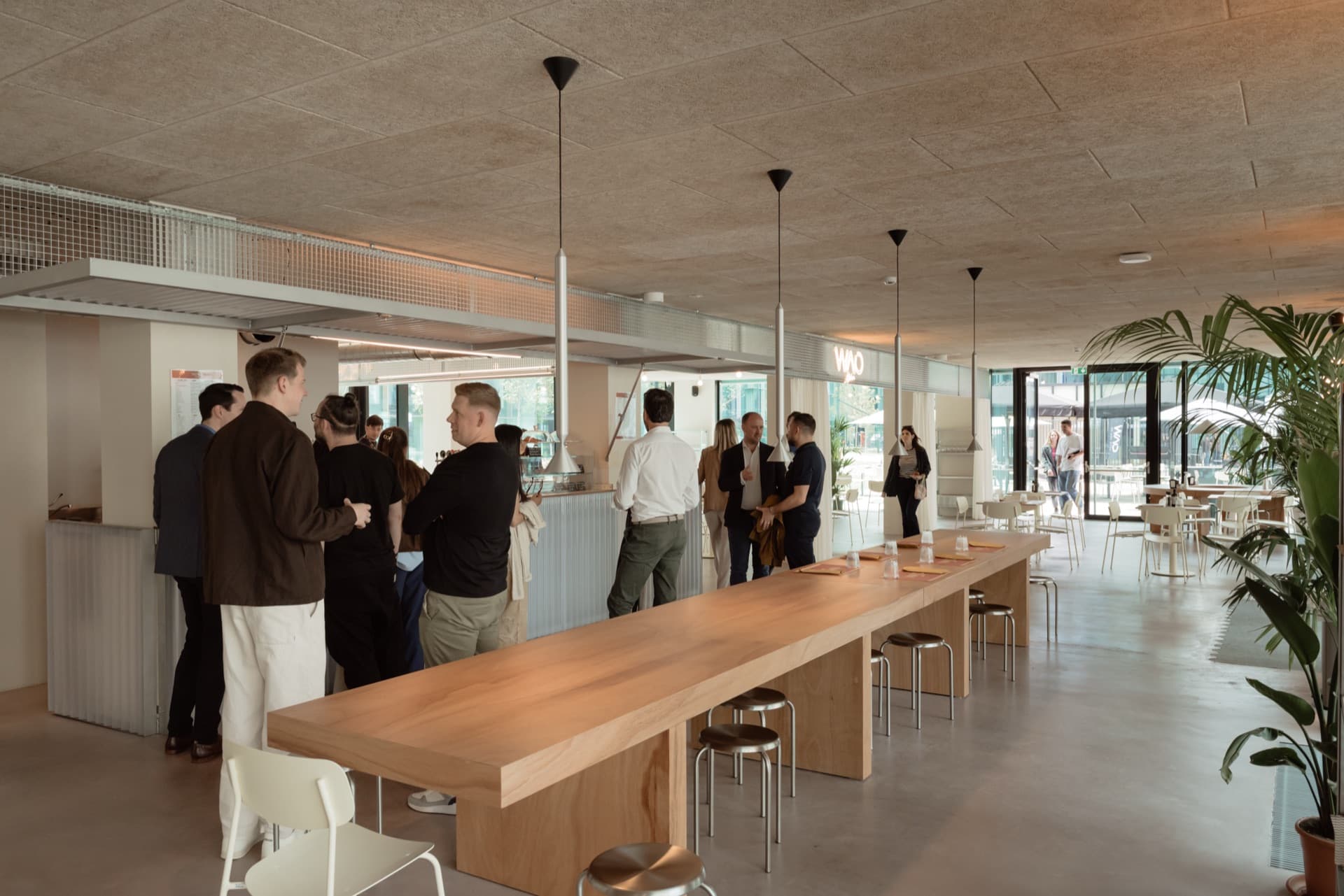 The outdoor terrace at WAO Kitchen