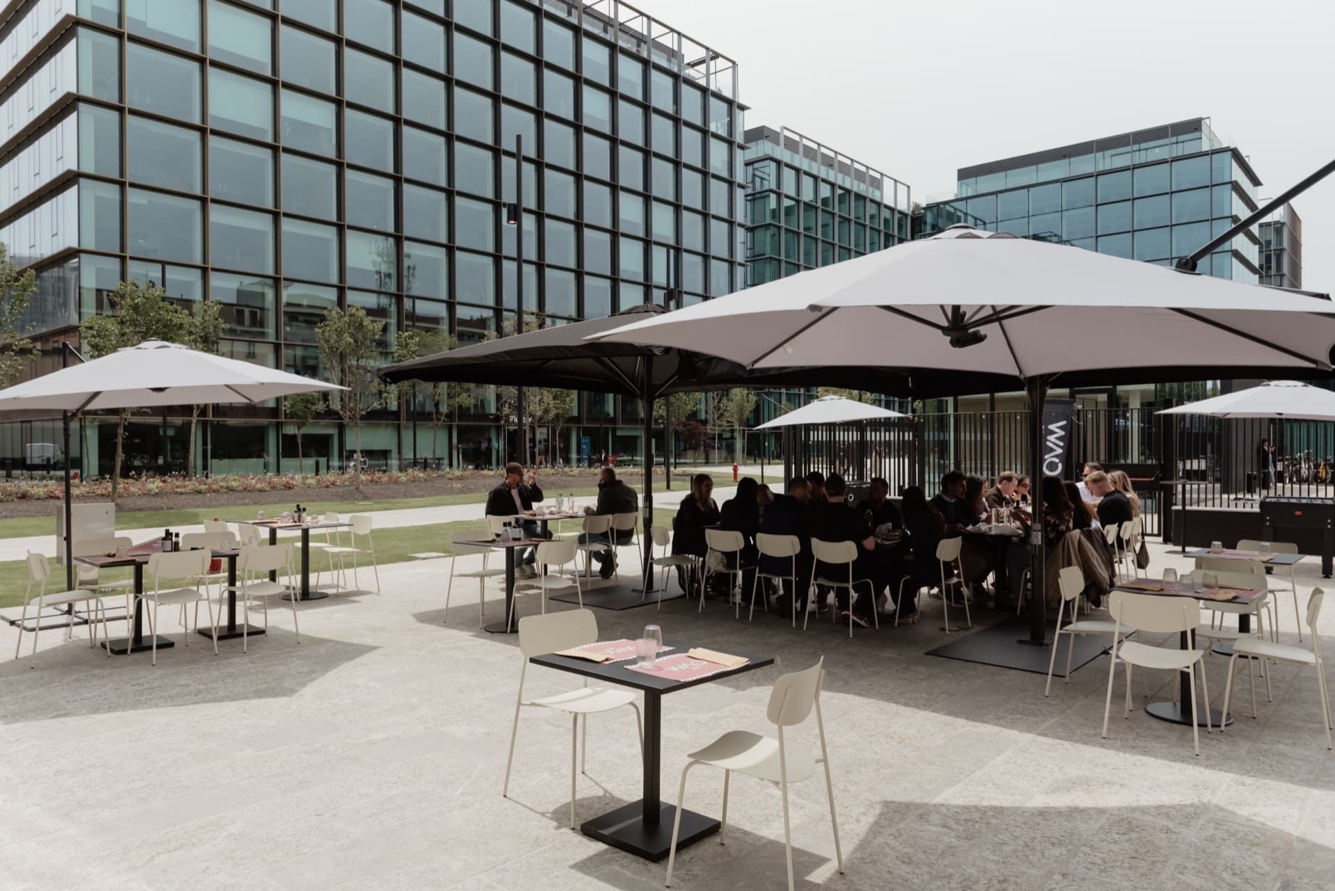 The shared area at WAO Kitchen